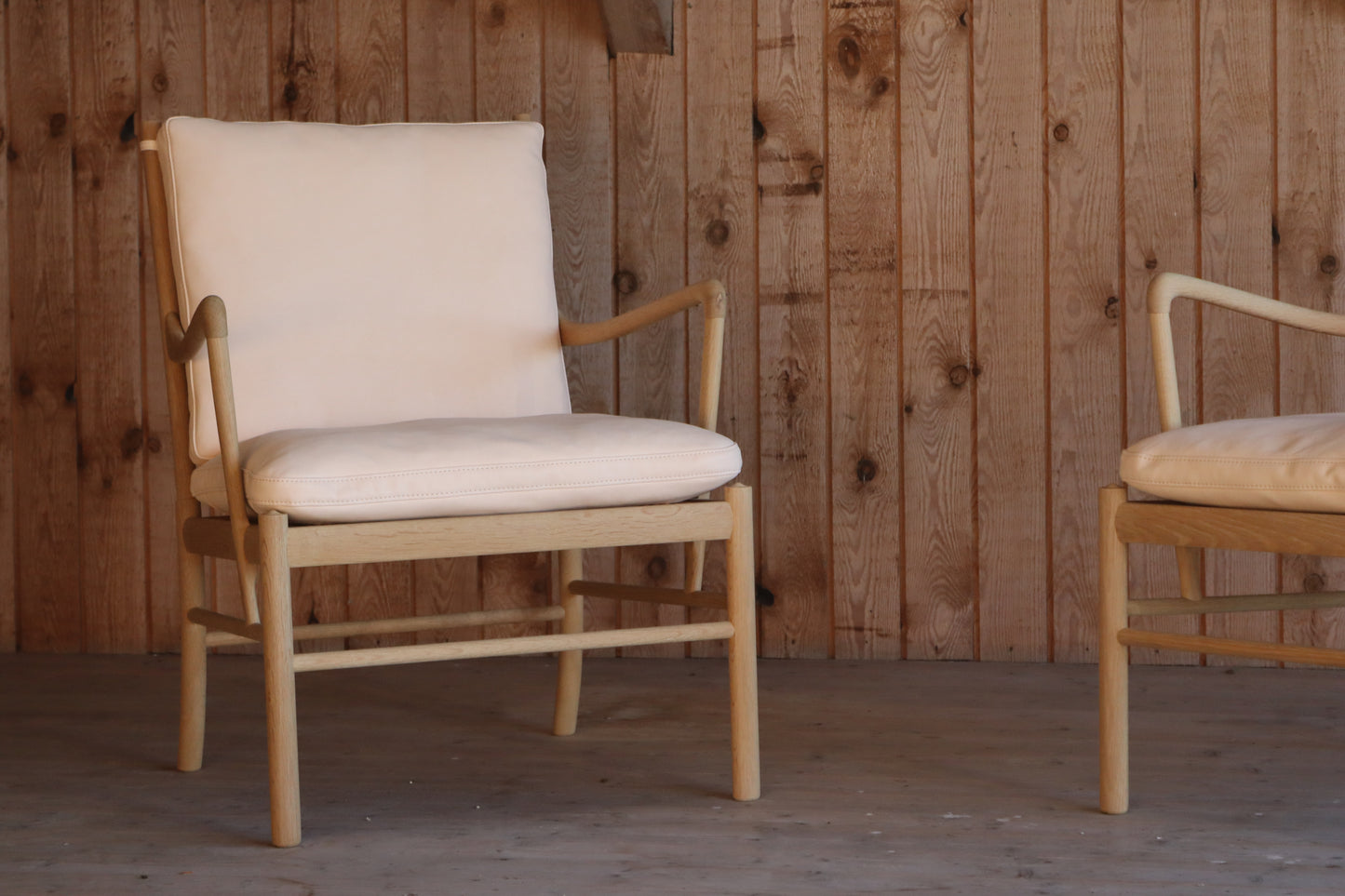 Easy Chairs - Two Colonial Chairs by Ole Wanscher